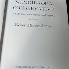 Memoirs Of A Conservative  1910 > 1937