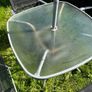 Outdoor table and folding chairs Image 2