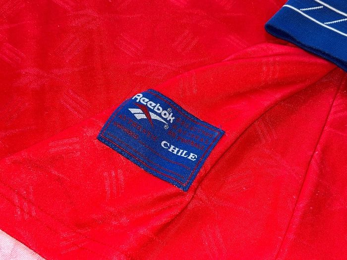Chile Reebok Football long sleeve Jersey Shirt 1997 1998 1999 L Original Salas