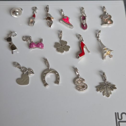 Beautiful selection of Thomas Sabo sterling silver charms, including some lovely older designs. All in good condition. Sold individually,.