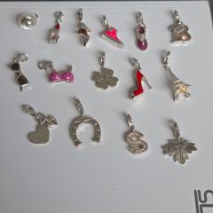 Beautiful selection of Thomas Sabo sterling silver charms, including some lovely older designs. All in good condition. Sold individually,.