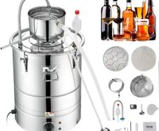 Essential Oil Still Water Distiller 49.2L with Thumper Keg & Water Pump