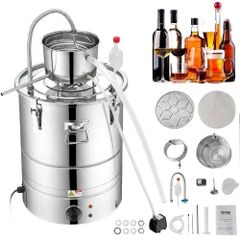 Essential Oil Still Water Distiller 49.2L with Thumper Keg & Water Pump
