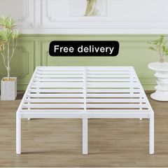 King Size Bed Frame with Rounded Corner Legs
