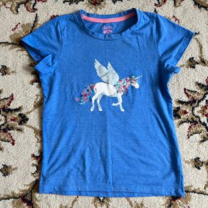Girls T-shirt unicorn 8-10 yo