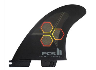 FCS II Medium CI Channel Islands Upright Thruster Surfboard Fins