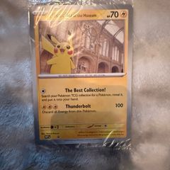 Pikachu at the Museum Jumbo Promo Pokemon Card