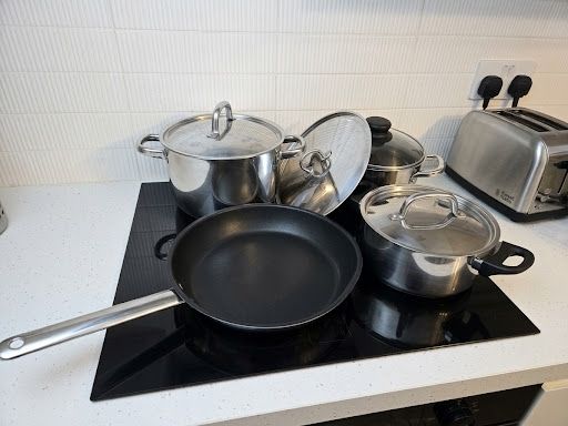 Complete Kitchen Starter Bundle. Dinnerware, Cookware, Utensils