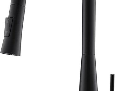 Black Kitchen Tap Kitchen Tap With Pull Out Spray Stainless Steel ...