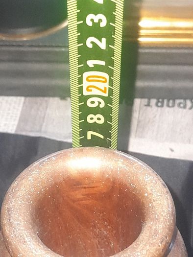 A Beautiful Vintage Wooden Vase made from a single piece of wooden log has been carefully turned on a lathe to create this urn shaped vase. Original bark details remain around the base