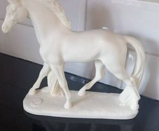 Alabaster Sculpture of a Horse