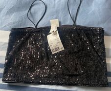Size Small (uk8 sequins crop top