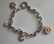Thomas Sabo charm bracelet with 4 charms