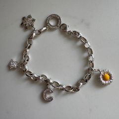 Thomas Sabo charm bracelet with 4 charms