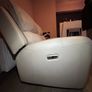 New 2&3 electric recliner sofa cream leather Image 5