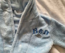Embroidered Dressing Gown