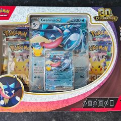FREE Tracked Shipping. Pokemon 30th Celebration Greninja EX Box