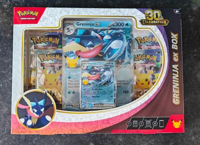 FREE Tracked Shipping. Pokemon 30th Celebration Greninja EX Box