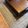 Craft Dark Real Beech Wood Coffee Table with Rug Image 10