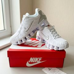 Nike Shox TL White/Metallic Silver - UK 7.5 - Brand New with Receipt