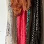 Hanger Organiser multi use - Scarf, Belt, Jewellery- Soft Green Brand New With 6 Scarves / shawls In Mint Condition.  (6) Image 8