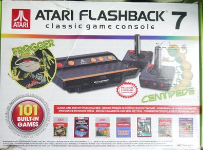 Atari Flashback 7 Classic Game Console 101 Built-In Retro Games Tested