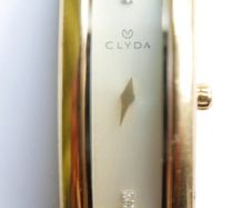 Ladies Clyda Paris Watch - 23K Gold Plated (perfect condition, works fine)