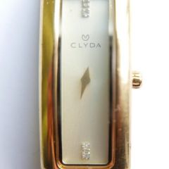 Ladies Clyda Paris Watch - 23K Gold Plated (perfect condition, works fine)