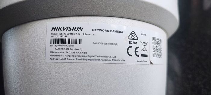 Hikvision DS-2CD2346G2 4MP Network camera cctv