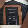 Pull & Bear Tan Leather-Style Bomber Jacket XL / XXL Image 2