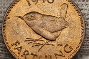 Great Britain 1946 1/4d Farthing Beautiful Uncirculated Red