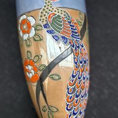 Vintage Japanese Hand Painted Wall Pocket