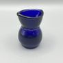 Antique Wood Bros Cobalt Blue Glass Eye Bath Wash Cup Made in England VGC Image 3