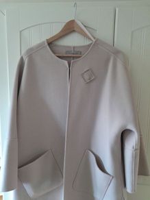 Paul Costello Cream Coat. NEW