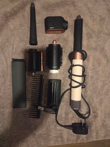 Dyson Airstrait Dryer  Straightener Pink  Rose  Gold