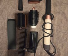 Dyson Airstrait Dryer  Straightener Pink  Rose  Gold