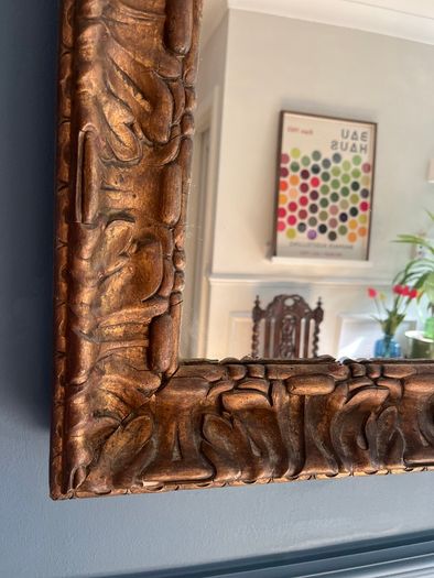 Over Mantle Antique mirror