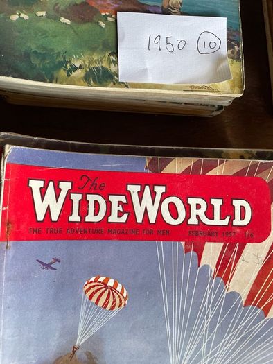 Wide world magazines 1947 to  1960 ( 158 total )