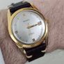 Vintage Swiss Made Richard Incabloc Gold Plated watch 1960s Image 2