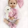 Reborn Dolls 22 Inches 55 cm That Looks Real Baby Doll Lifelike Silicone Vinyl Newborn Soft Doll Blue eyes Toddlers (FREE POSTAGE) Image 4