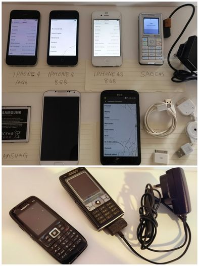 A Bundle Sale of 8 Mobile Phones