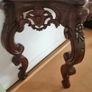Hall table large solid wood carved Image 4