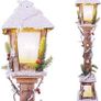 Snow Topped Wooden Lamppost Image 5