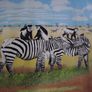 E.B. Watts - Ltd. Edition Print - 39/200 - Zebras and Colobus Monkeys - 20th Century Image 2