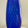 Huge 46cm Vintage Italian Empoli Cobalt Blue - Art Glass Floor Vase Image 7