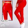 Foiled Leather Effect Look Back High-Waisted Leggings Quick Dry, size 10 Image 3