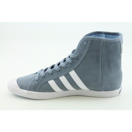 Adidas Originals Adria Grey Suede High Top Trainers Size Uk 4 NEW