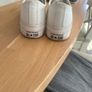 Converse white leather trainers Image 4