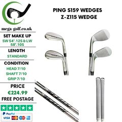Ping S159 Wedges Sw 54.12S & Lw 58.10S / Z-Z115 Wedge