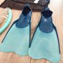 Decathlon SNK 500 Jnr Kids Mask, Snorkel and Fins Set Size 13C-1 Turquoise Image 2